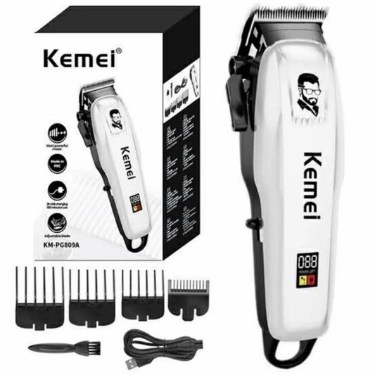 Professionals Design Perfect Shaver And Hair Trimmercut Rechargeable Beard And Moustaches Hair Machine Trimming With Cord And Without Cordless Use(White)